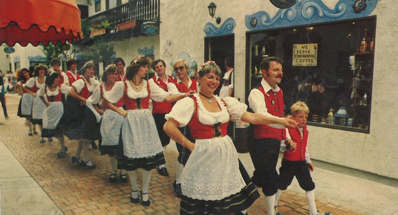 German Dance - Vintage Old World Village