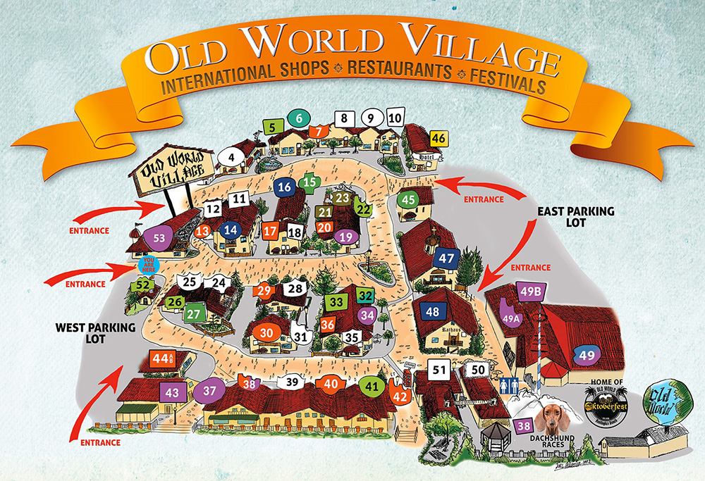 Old World Village Map