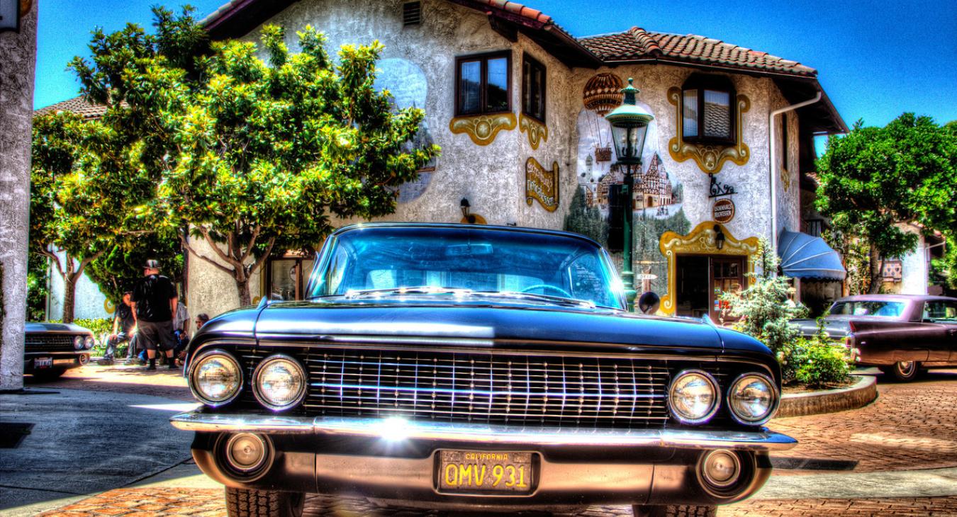 The Old World Village Vintage Car