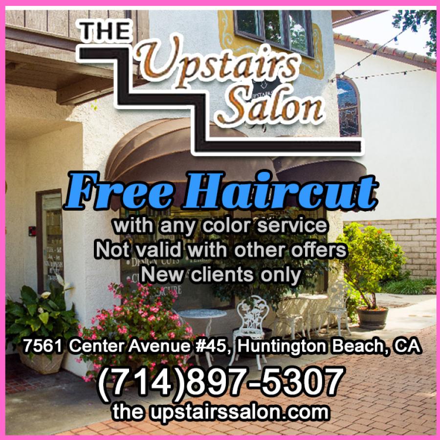 The Upstairs Salon Free Hair Cut