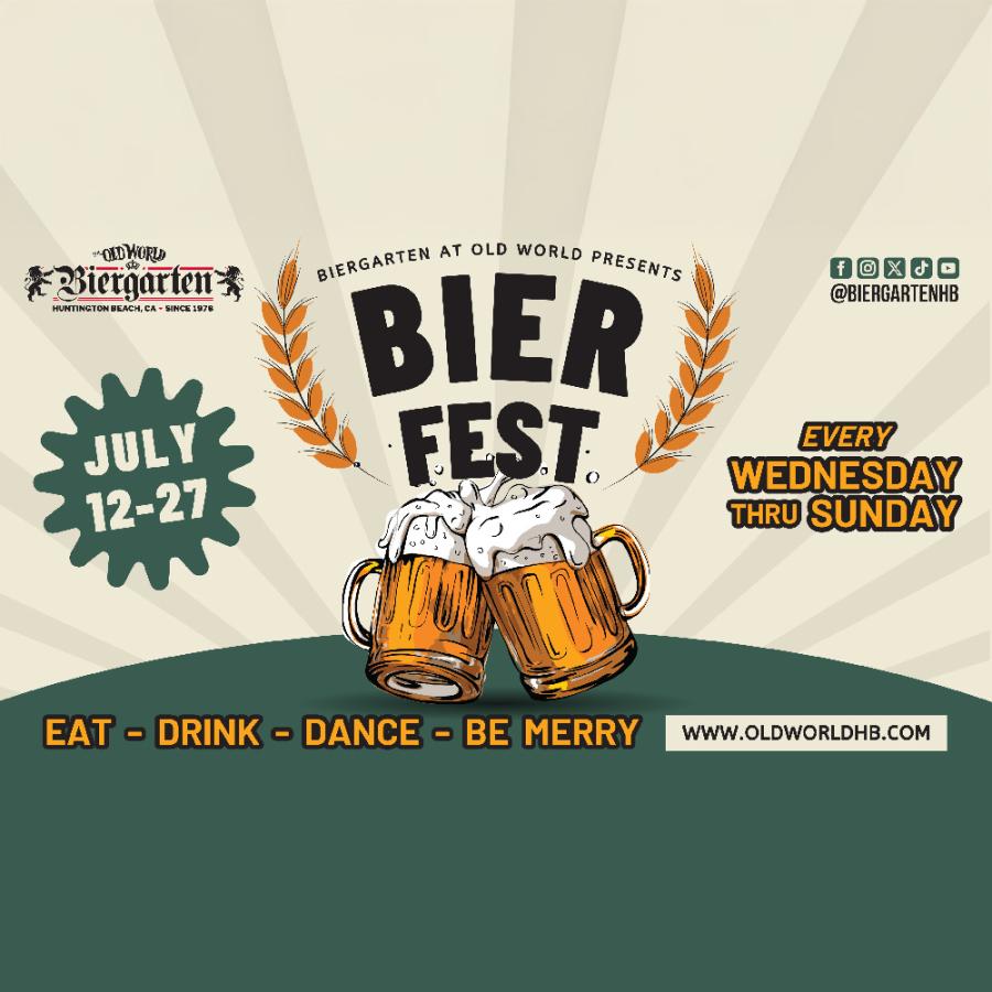 Bier Fest July12-27 @ The Biergarten