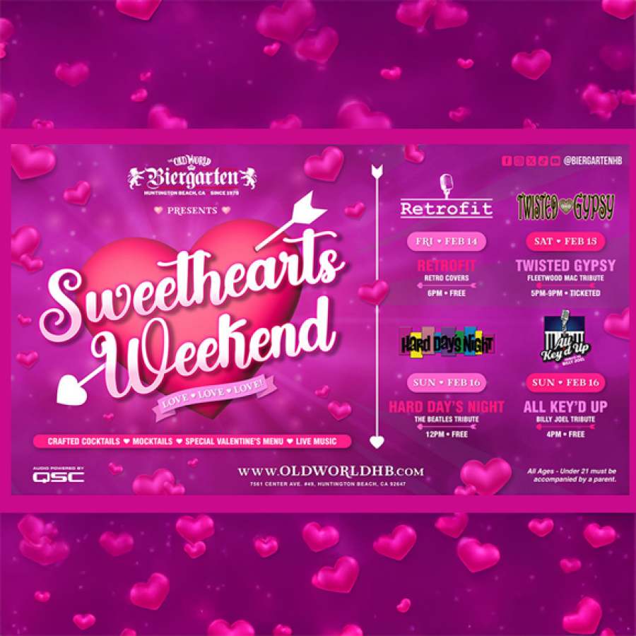 Sweethearts Weekend Feb 14-16th