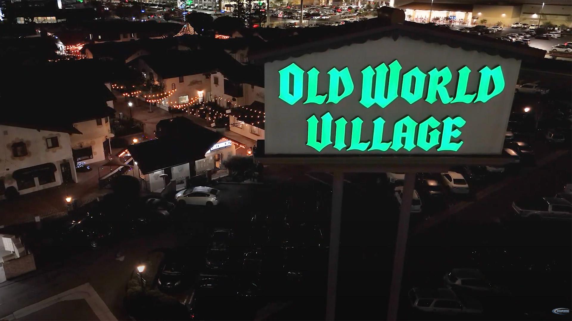 The Old World Village at Night